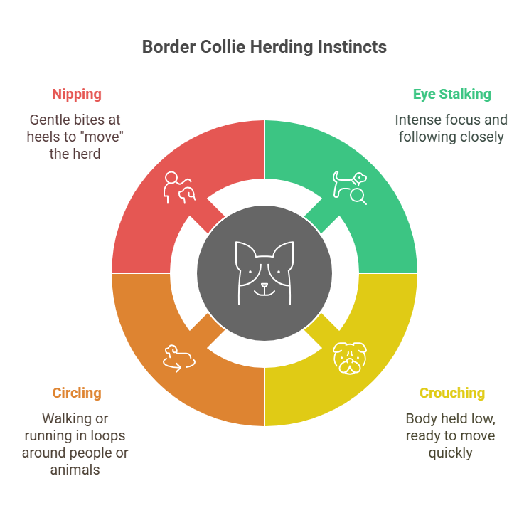 How the Herding Instinct Manifests in Border Collies