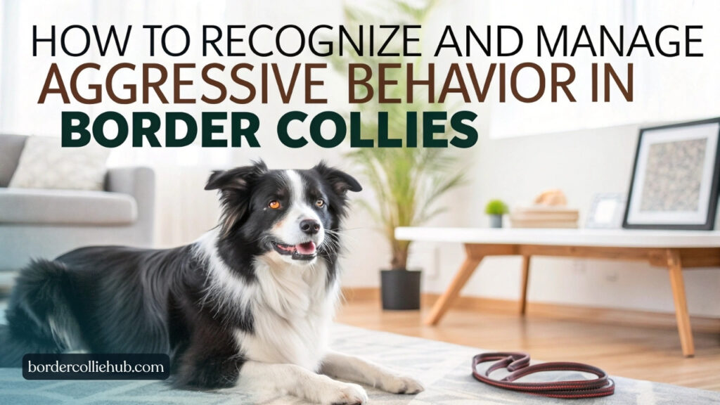 how to recognize and manage aggresive border collies