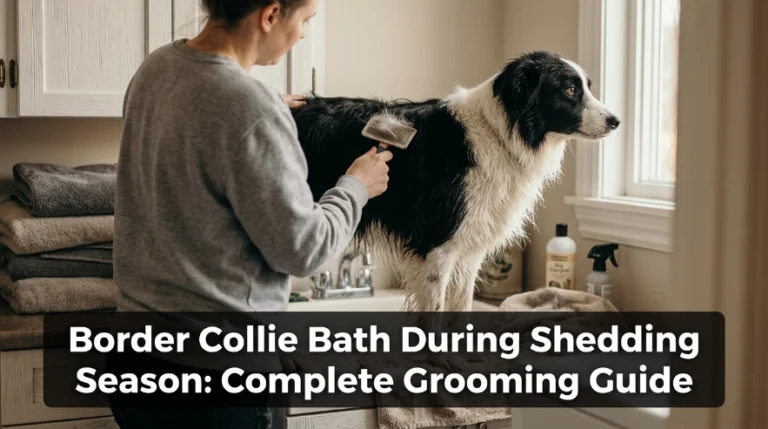 Border Collie Bath During Shedding Season Complete Grooming Guide