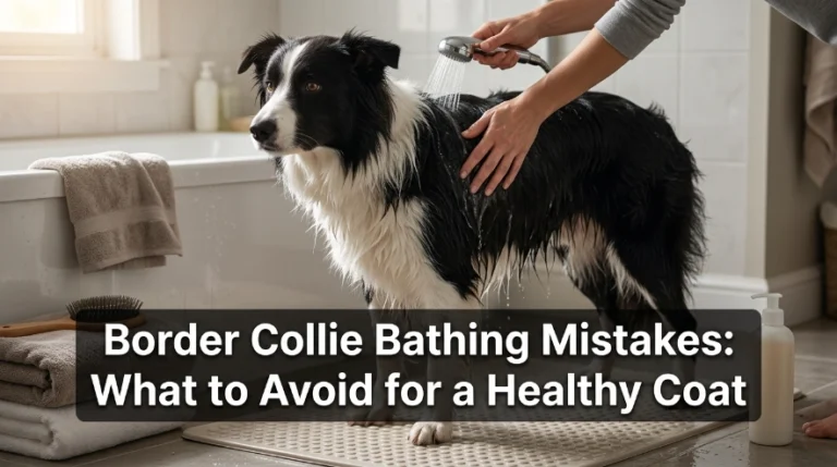 Border Collie Bathing Mistakes What to Avoid for a Healthy Coat