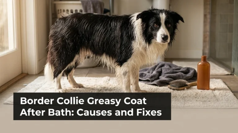 Border Collie Greasy Coat After Bath Causes and Fixes