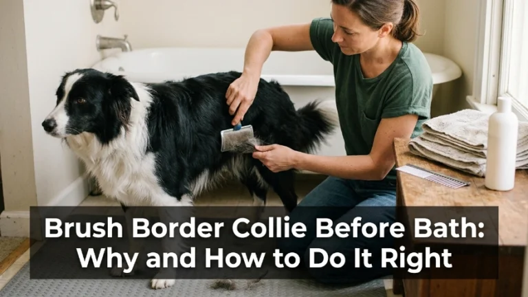 Brush Border Collie Before Bath Why and How to Do It Right