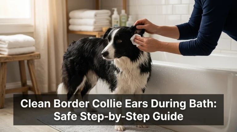 Clean Border Collie Ears During Bath Safe Step-by-Step Guide
