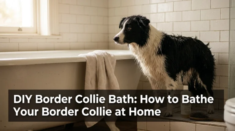 DIY Border Collie Bath How to Bathe Your Border Collie at Home