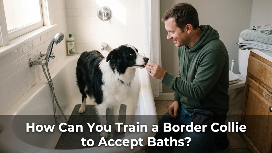 How Can You Train a Border Collie to Accept Baths