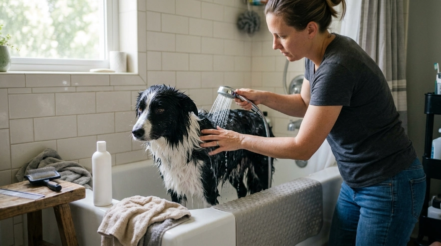 How Do You Bathe a Border Collie Step by Step — (Zone 1 Beginning)