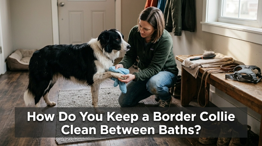How Do You Keep a Border Collie Clean Between Baths