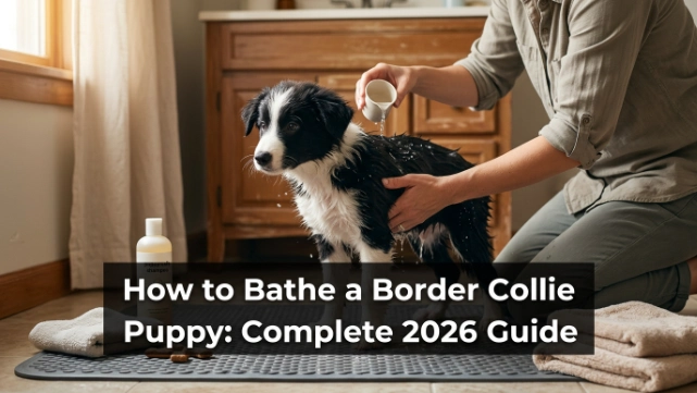 How to Bathe a Border Collie Puppy