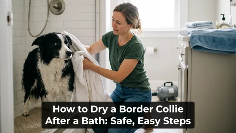 How to Dry a Border Collie After a Bath Safe, Easy Steps