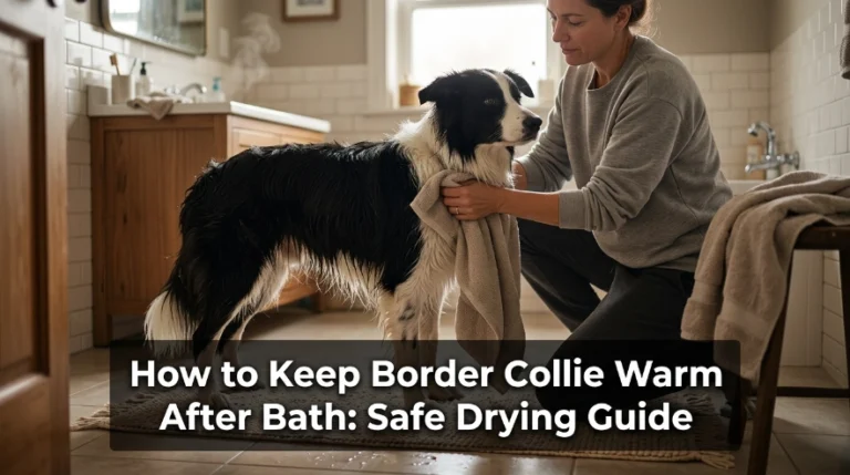How to Keep Border Collie Warm After Bath Safe Drying Guide