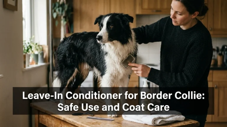 Leave-In Conditioner for Border Collie Safe Use and Coat Care