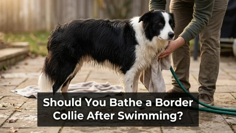 Should You Bathe a Border Collie After Swimming