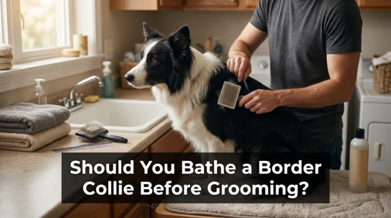 Should You Bathe a Border Collie Before Grooming