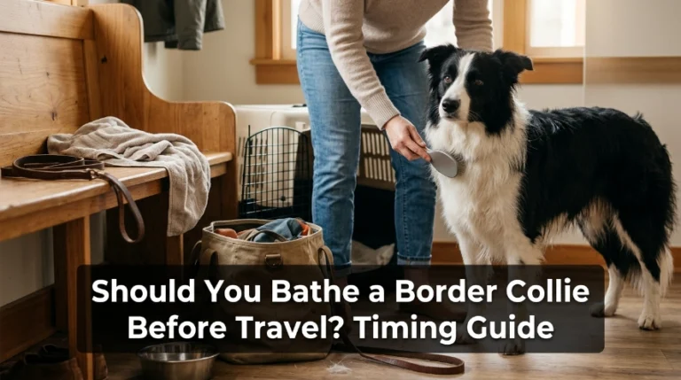 Should You Bathe a Border Collie Before Travel Timing Guide