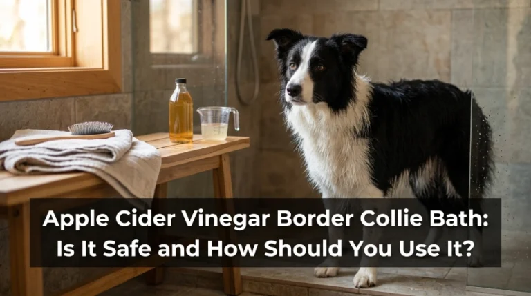Waterless Bath for Border Collie