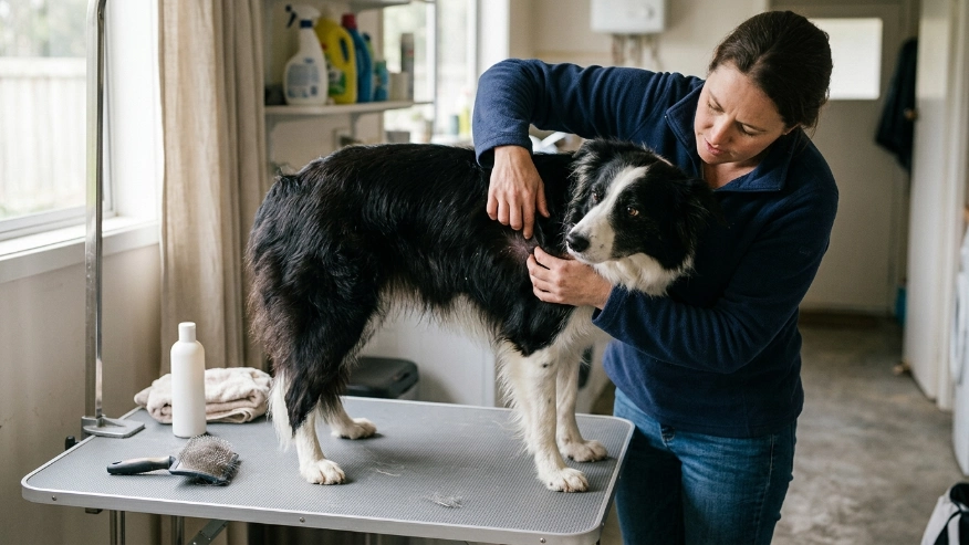 What Does Over Bathing a Border Collie Mean