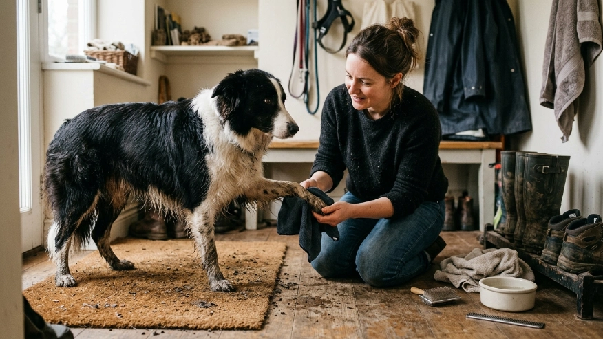 What Should You Do When Your Border Collie Gets Dirty Between Baths