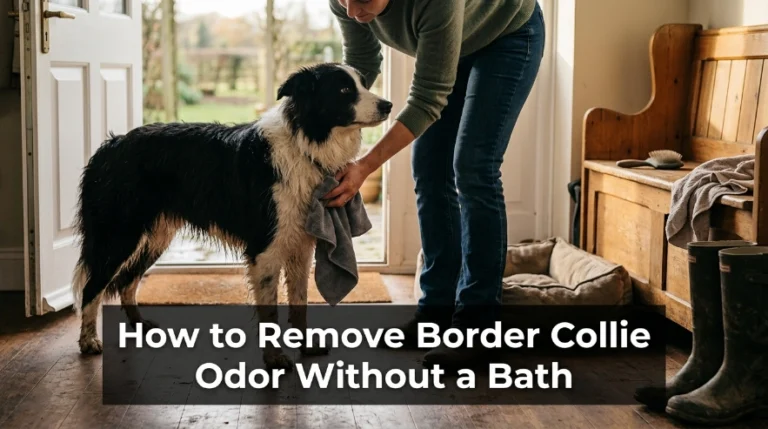 How to Remove Border Collie Odor Without a Bath