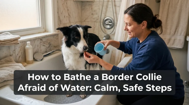 How to Bathe a Border Collie Afraid of Water: Calm, Safe Steps