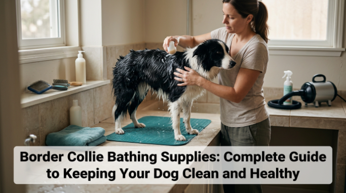 Border Collie Bathing Supplies Complete Guide to Keeping Your Dog Clean and Healthy