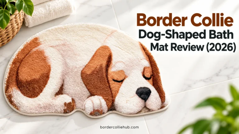 Border Collie Dog-Shaped Bath Mat Review (2026)