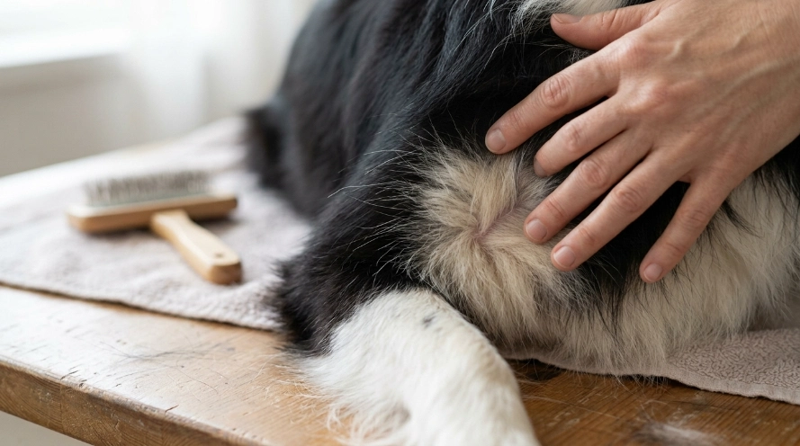 Does the Outer Coat Differ in Rough and Smooth Border Collies