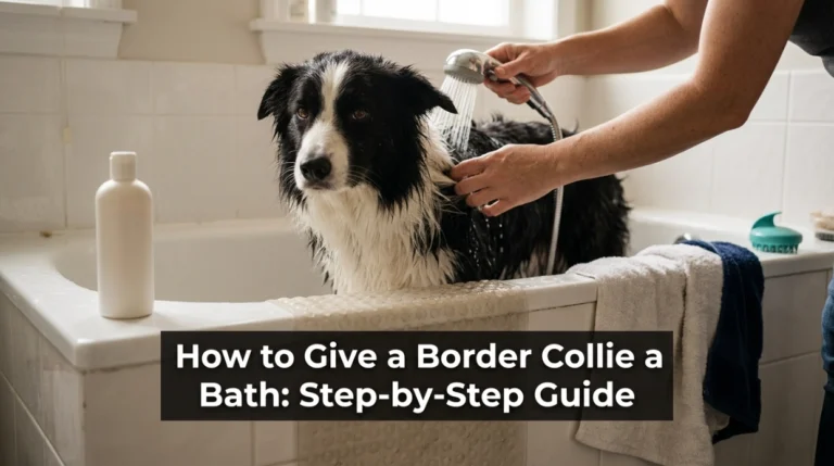 How to Give a Border Collie a Bath Step-by-Step Guide