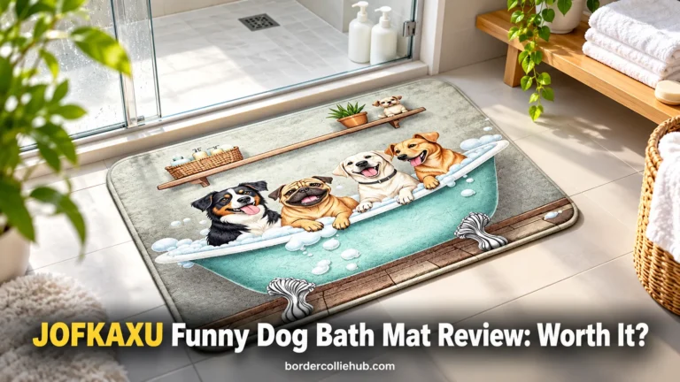 JOFKAXU Funny Dog Bath Mat Review