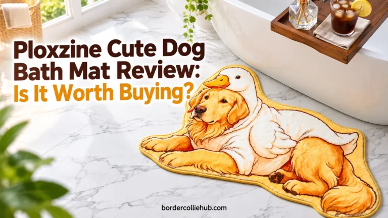 Ploxzine Cute Dog Bath Mat Review
