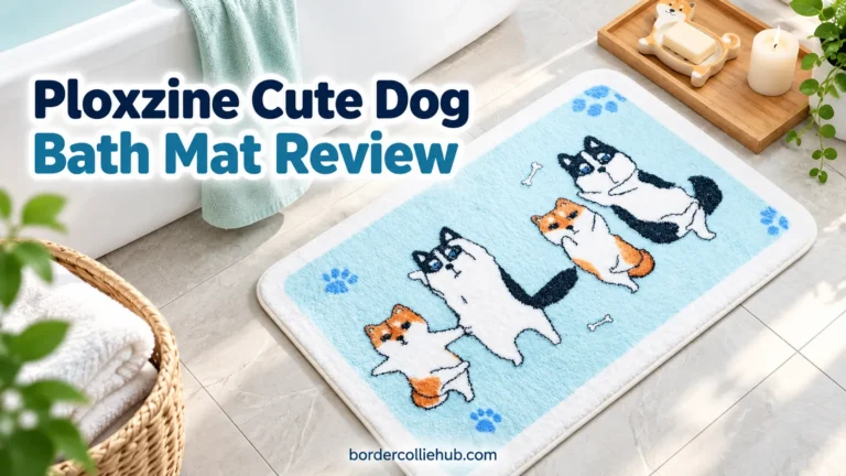 Ploxzine Cute Dog Bath Mat Review