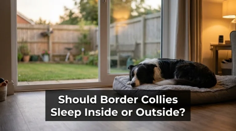 Should Border Collies Sleep Inside or Outside