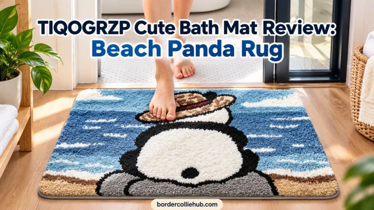 TIQOGRZP Cute Bath Mat Review Beach Panda Rug