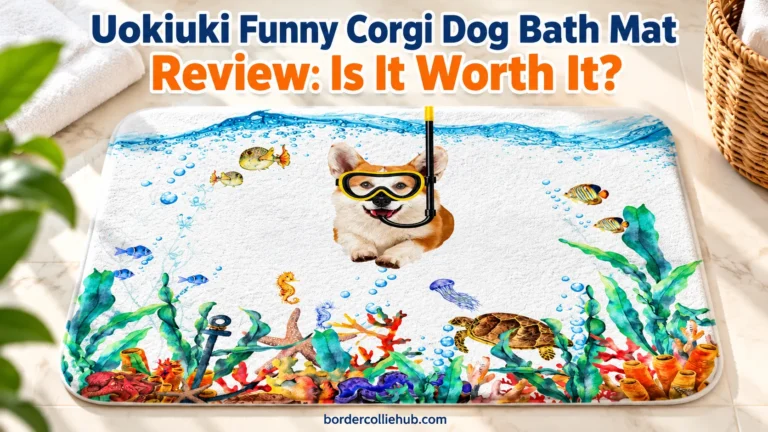 Uokiuki Funny Corgi Dog Bath Mat Review