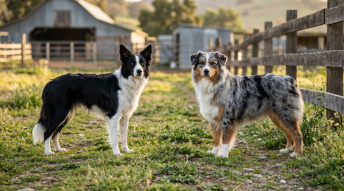Border Collie vs Australian Shepherd: Why Are They Often Confused