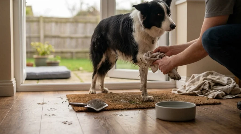 How Do You Keep a Border Collie Clean Between Baths