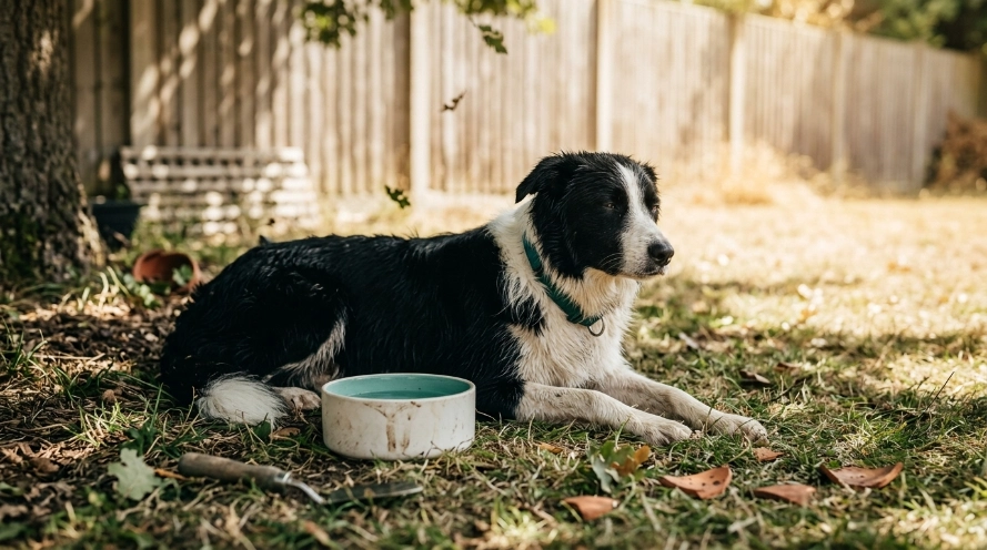 Can a Border Collie Stay Outside During the Day?