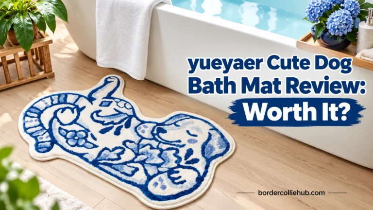 yueyaer Cute Dog Bath Mat Review Worth It