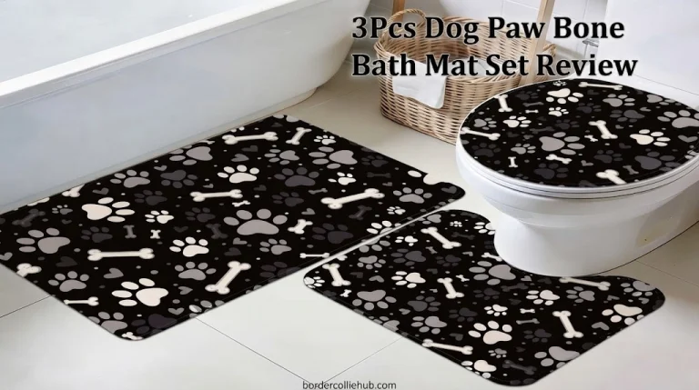 3Pcs Dog Paw Bone Bath Mat Set Review