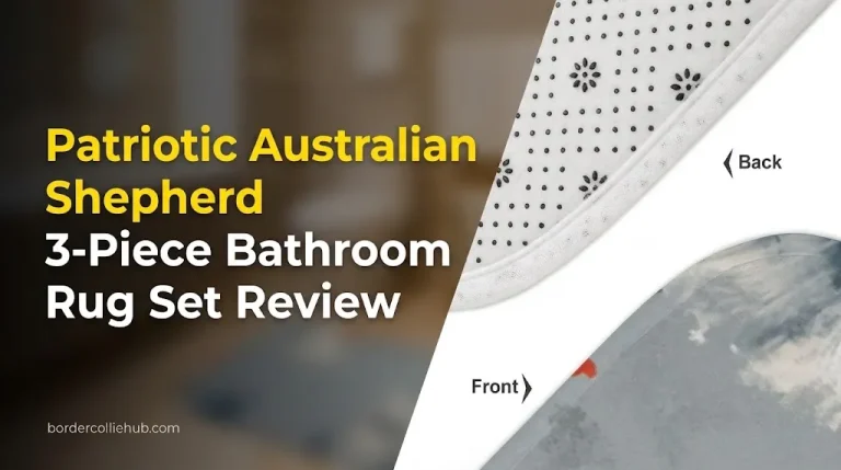 Patriotic Australian Shepherd 3-Piece Bathroom Rug Set Review