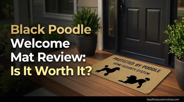 Black Poodle Welcome Mat Review