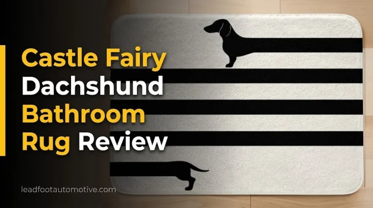 Castle Fairy Dachshund Bathroom Rug Review