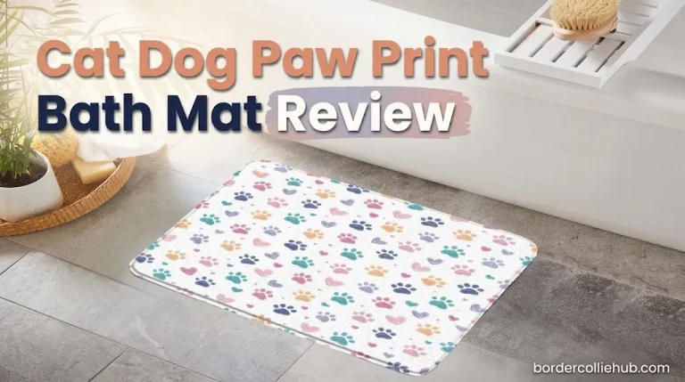 Cat Dog Paw Print Bath Mat Review