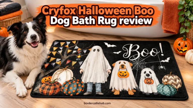Cryfox Halloween Boo Dog Bath Rug Review