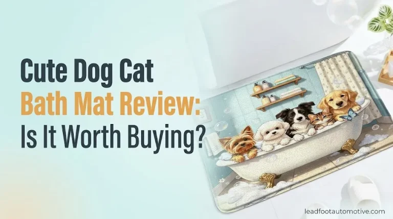 Cute Dog Cat Bath Mat Review