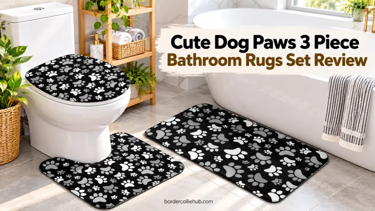 Cute Dog Paws 3 Piece Bathroom Rugs Set Review