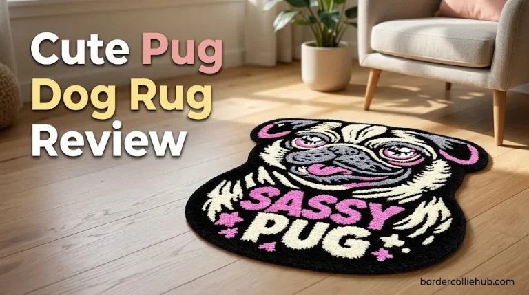 Cute Pug Dog Rug Review