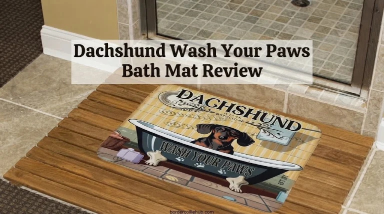 Dachshund Wash Your Paws Bath Mat Review