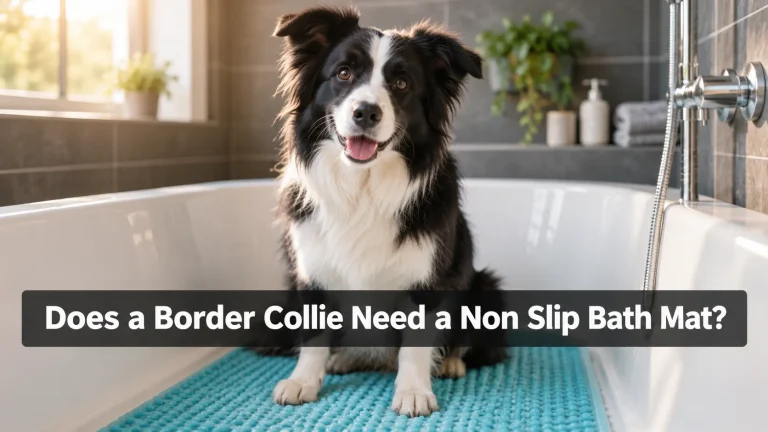 Does a Border Collie Need a Non Slip Bath Mat