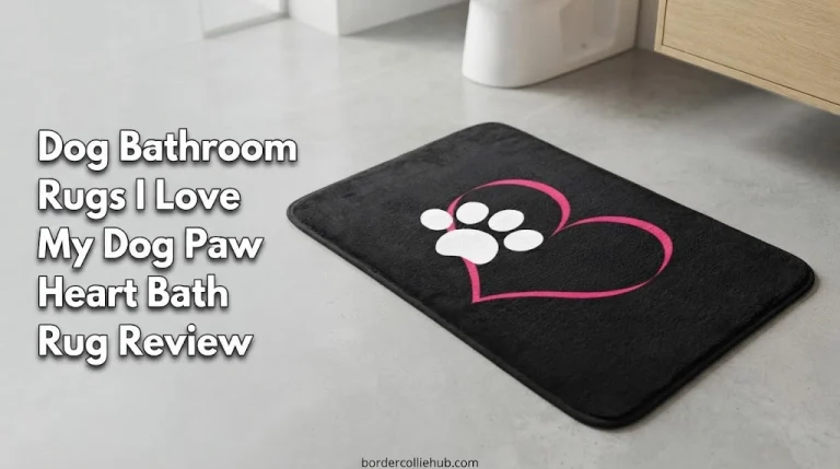 Dog Bathroom Rugs I Love My Dog Paw Heart Bath Rug Review