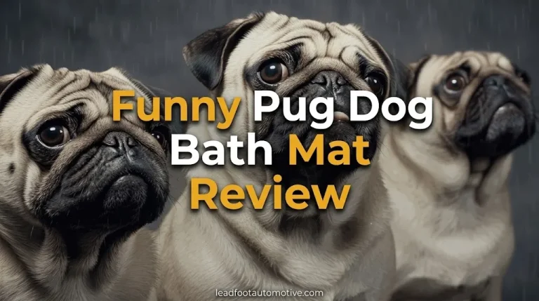 Funny Pug Dog Bath Mat Review
